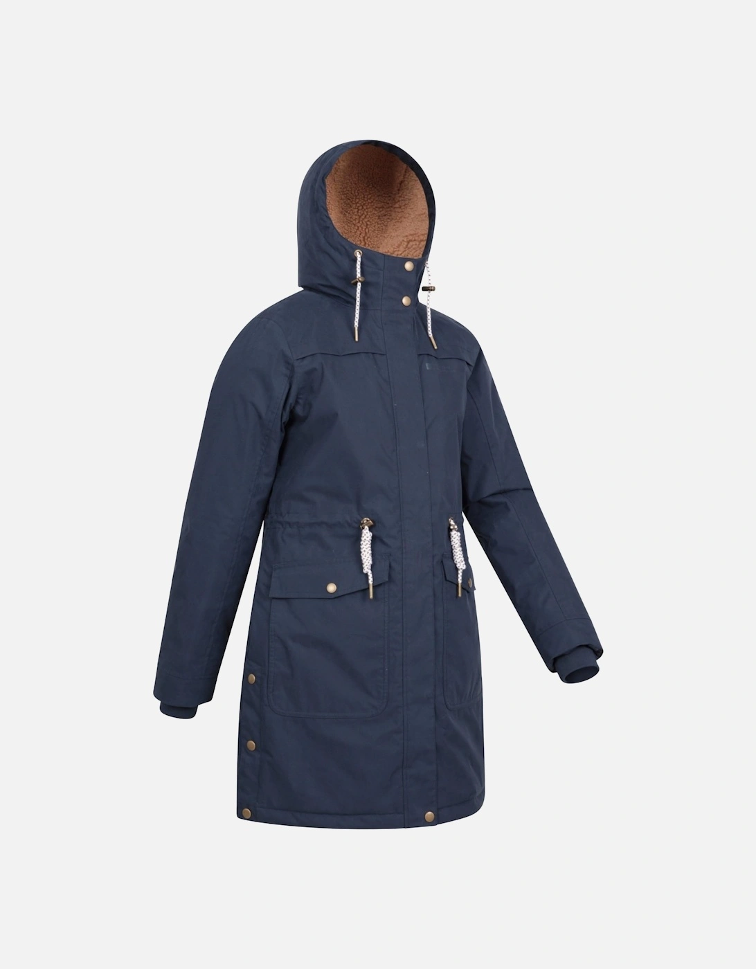 Womens/Ladies Acorn Waterproof Borg Lined Padded Parka