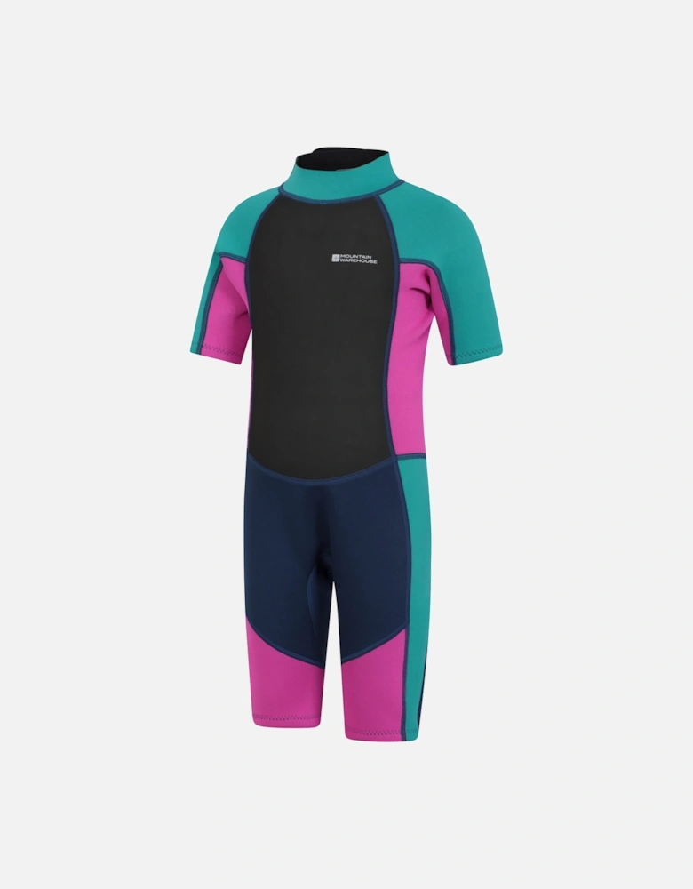 Childrens/Kids Contrast Panel Wetsuit