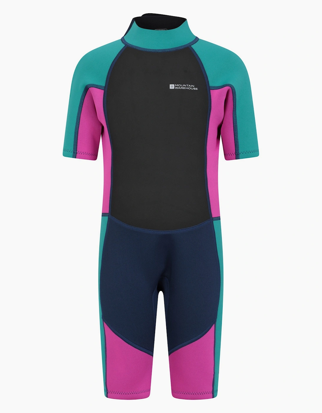 Mountain Warehouse Unisex Purple Childrens/ Contrast Panel Wetsuit - Size: 13 Years Kids
