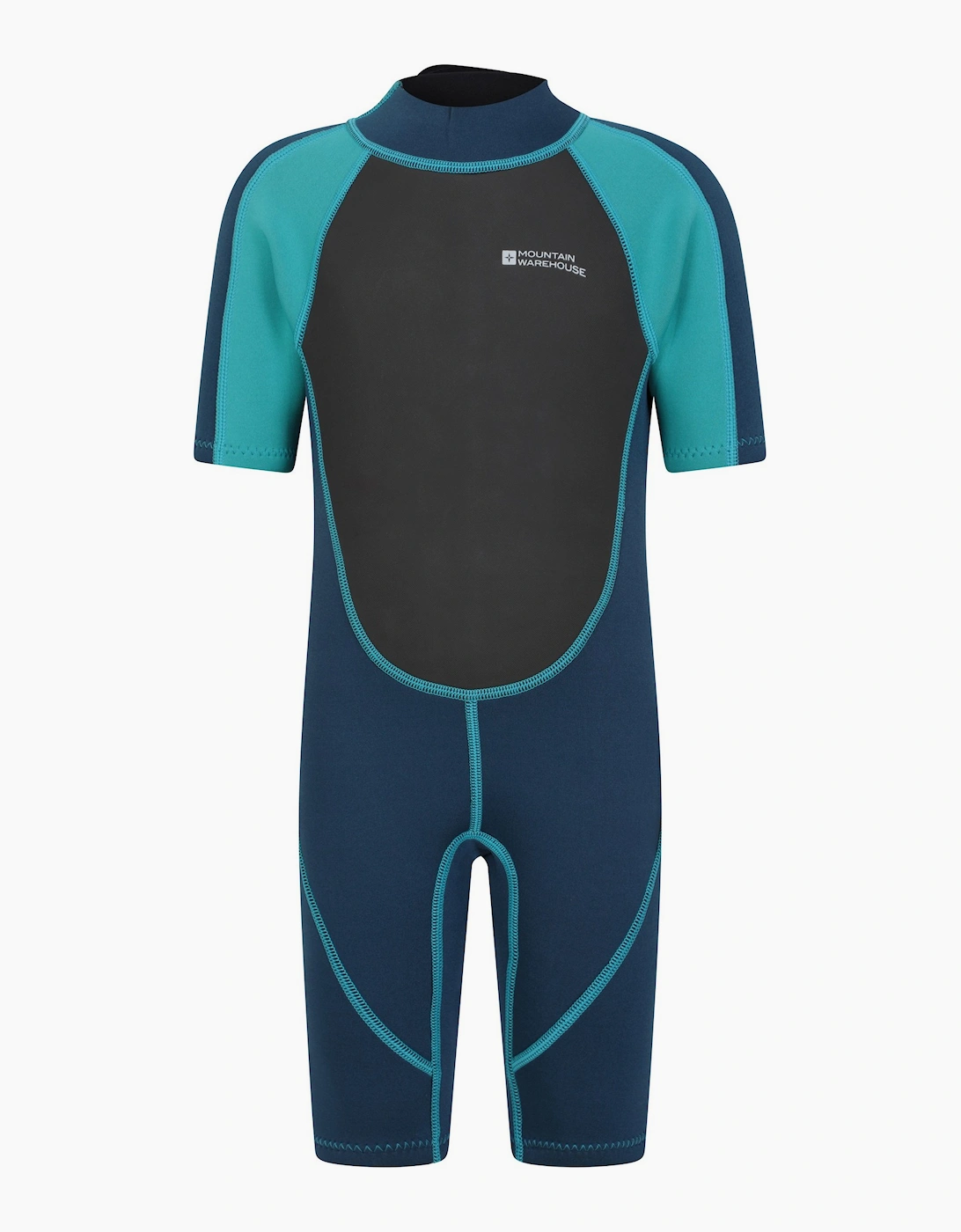 Mountain Warehouse Mountain Warehouse Childrens/Kids Contrast Panel Wetsuit - Blue/Green
