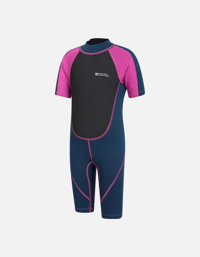 Childrens/Kids Contrast Panel Wetsuit