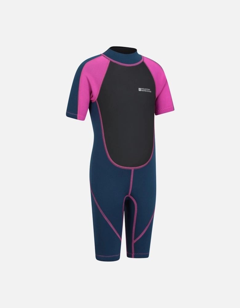 Childrens/Kids Contrast Panel Wetsuit