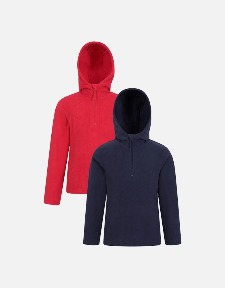 Childrens/Kids Camber Quarter Zip Hoodie (Pack Of 2)