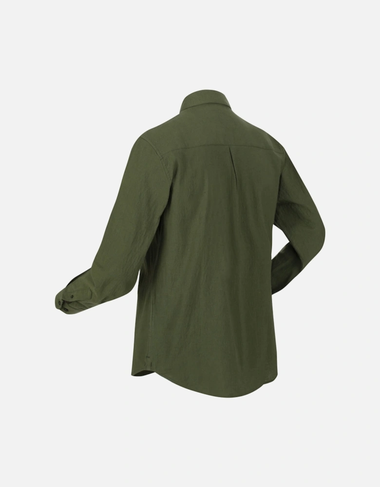 Mens Brycen Linen Shirt