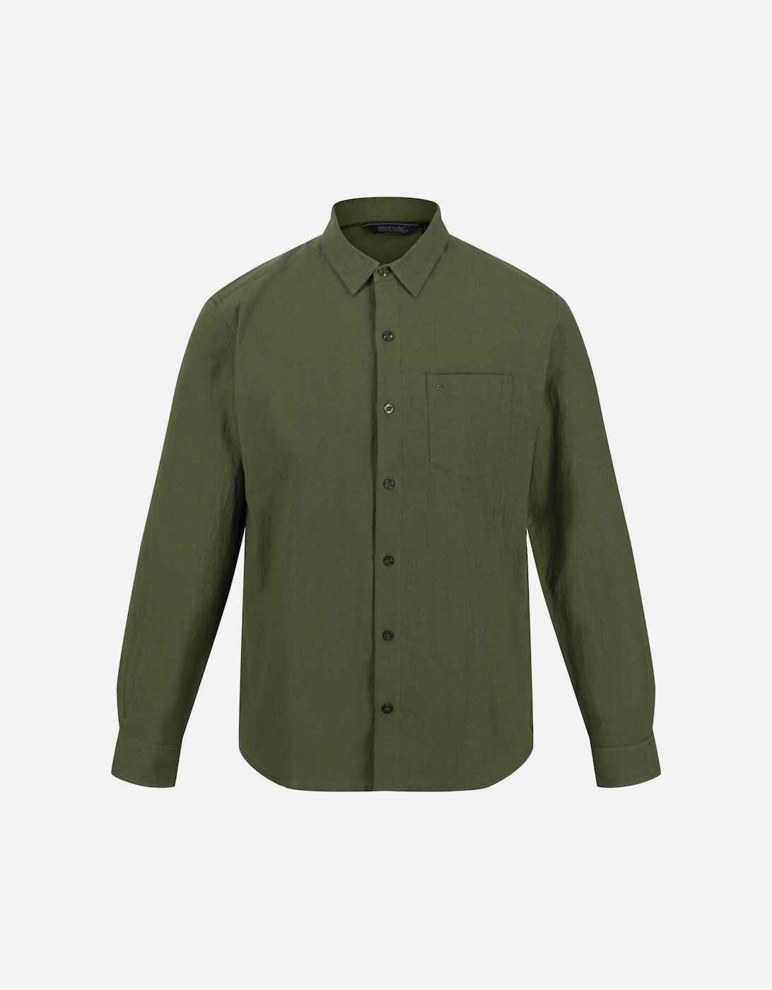 Mens Brycen Linen Shirt, 6 of 5