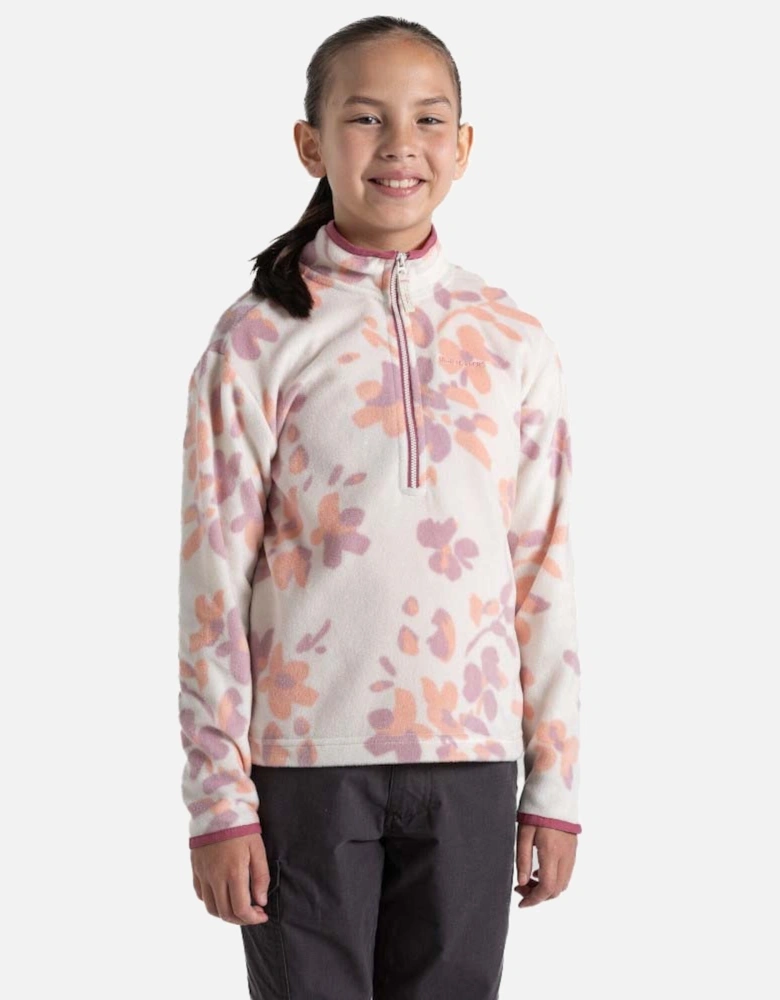 Girls Bachas Half Zip Fleece Jacket