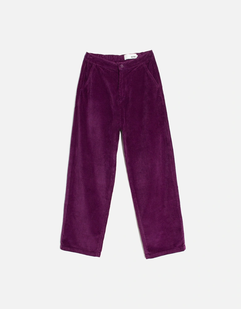 Baltimore velvet cords in Berry