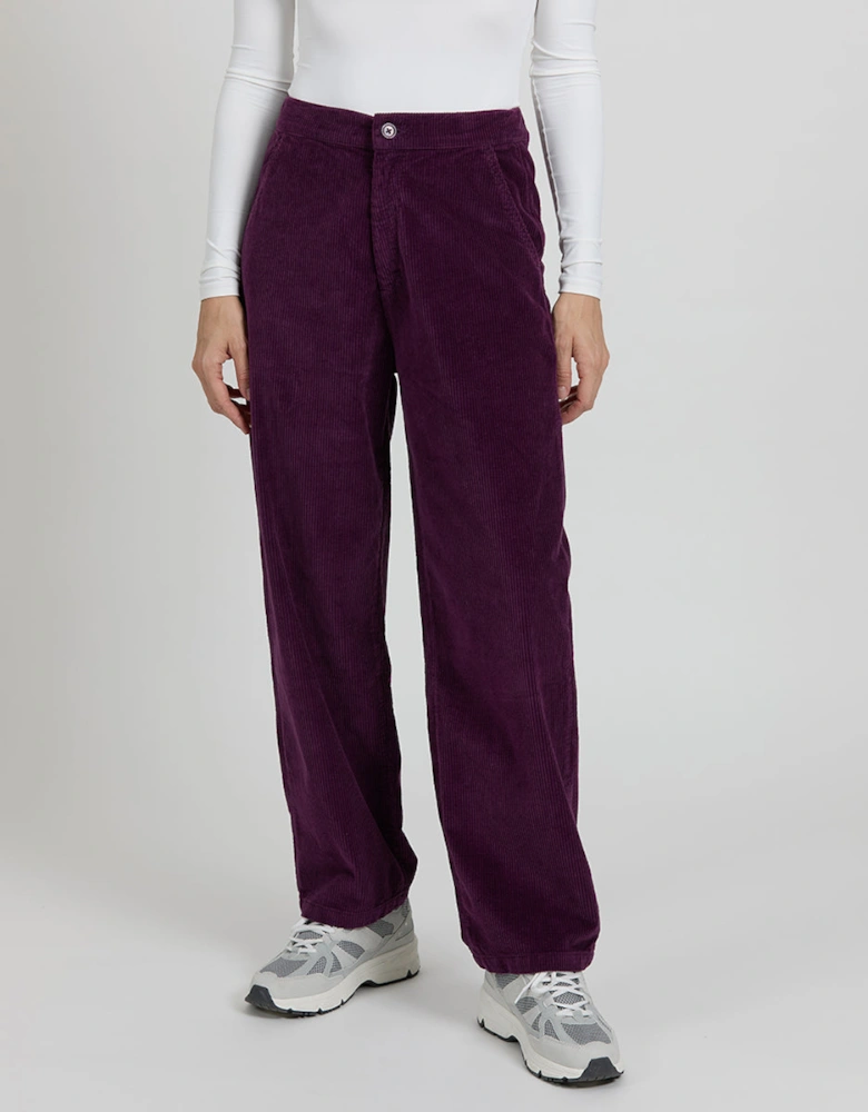 Baltimore velvet cords in Berry