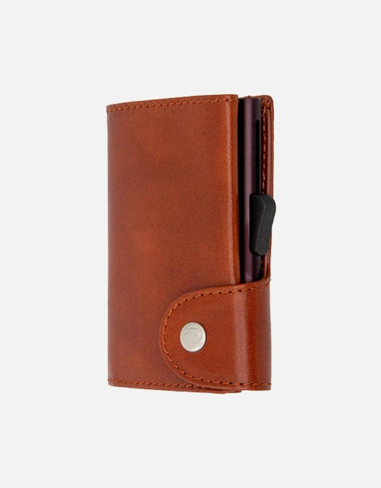 C-Secure Wallet/Cardholder Vegetable Tanned Macchiato