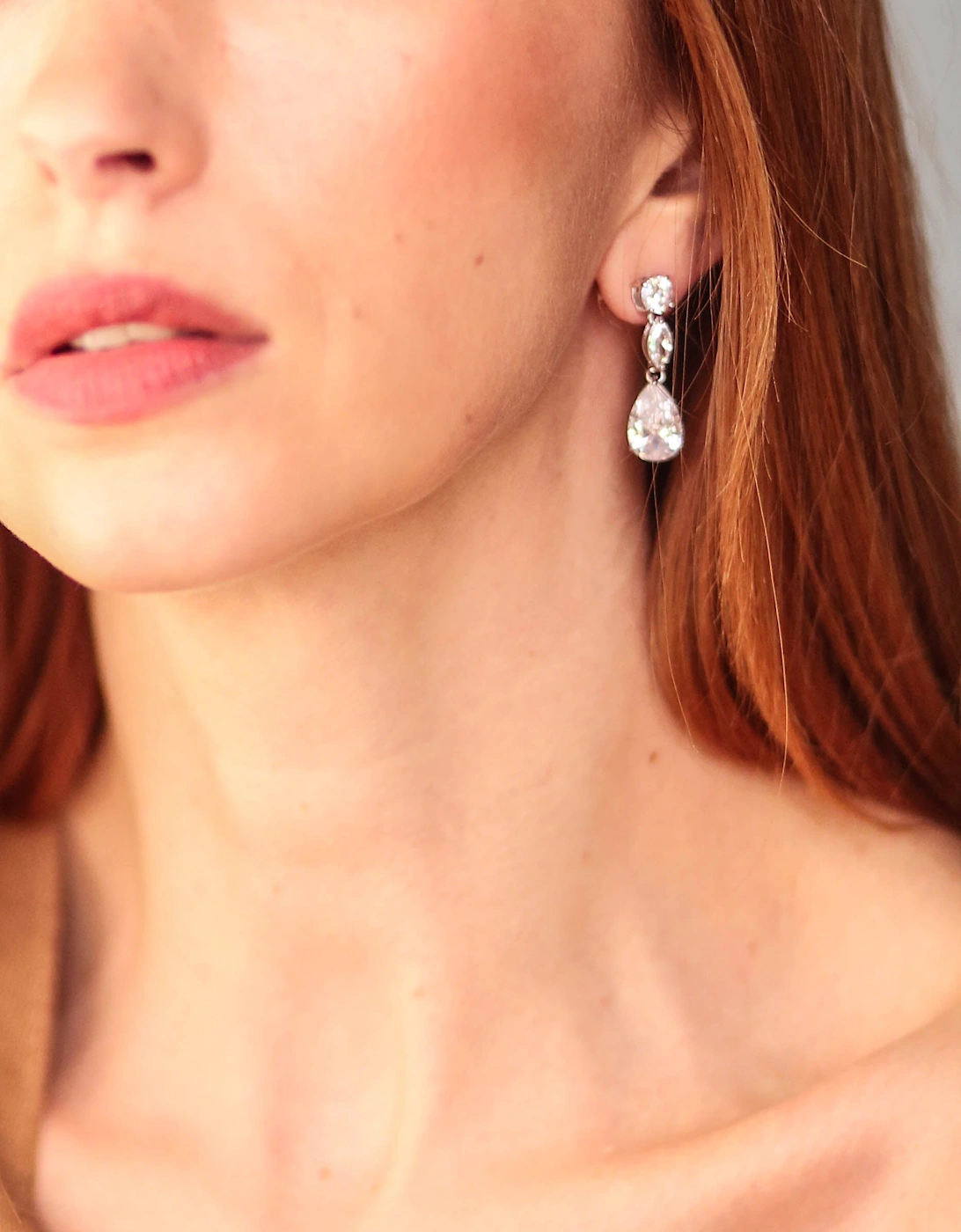 Maxine Silver Drop Earrings