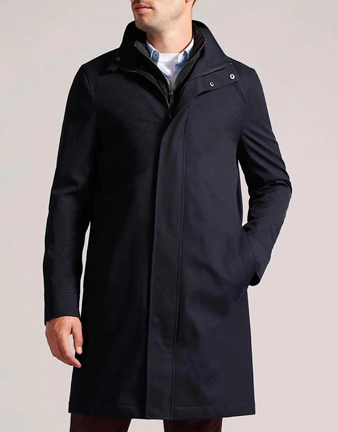 Erolson Nylon Funnel Neck Coat