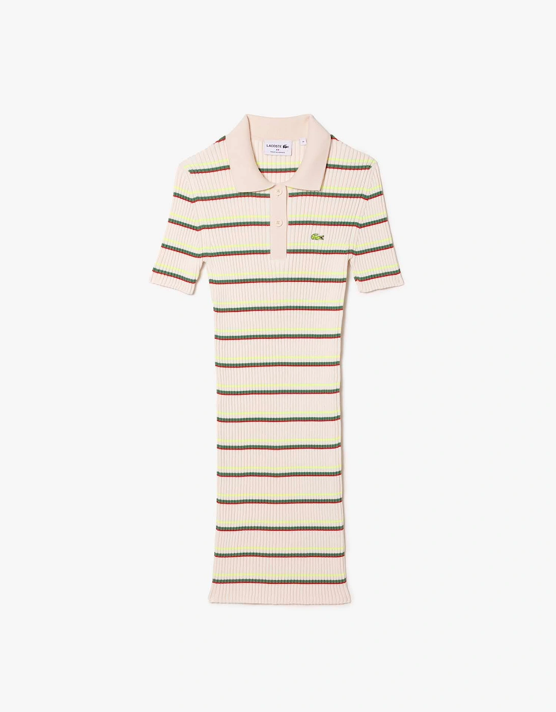 French Made Striped Polo Dress