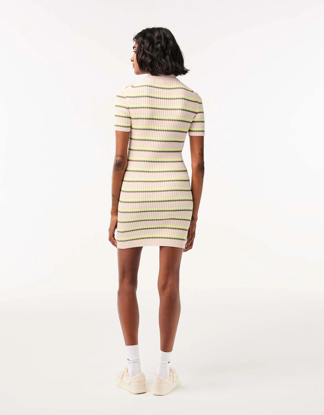 French Made Striped Polo Dress