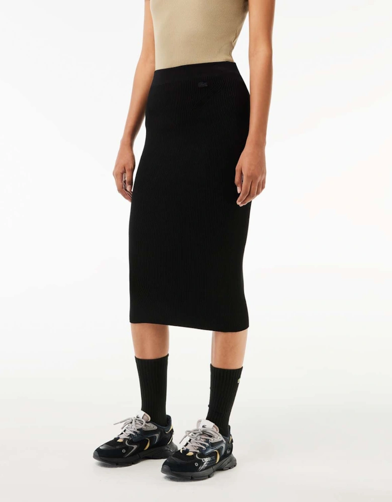 Seamless Knit Penicl Skirt