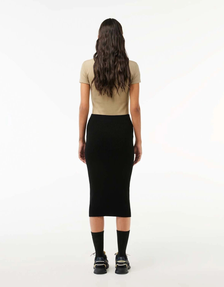 Seamless Knit Penicl Skirt