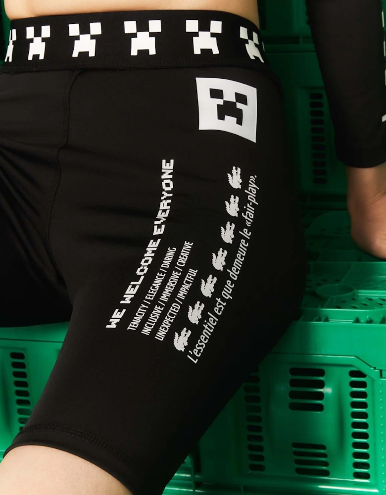 Live x Minecraft Bike Shorts