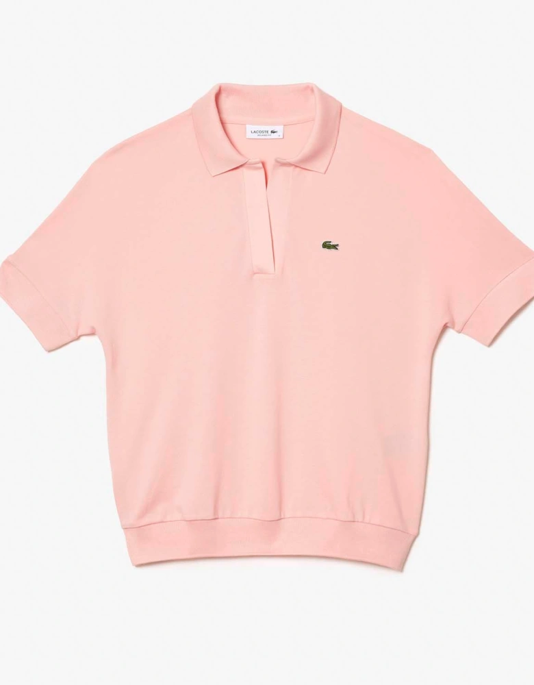 Relaxed Fit Fluid Piqué Polo Shirt