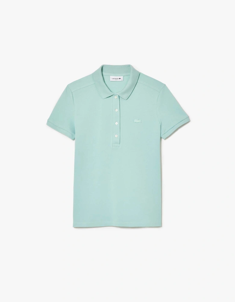 L.12.D Slim Fit Stretch Mini Piqué Polo Shirt