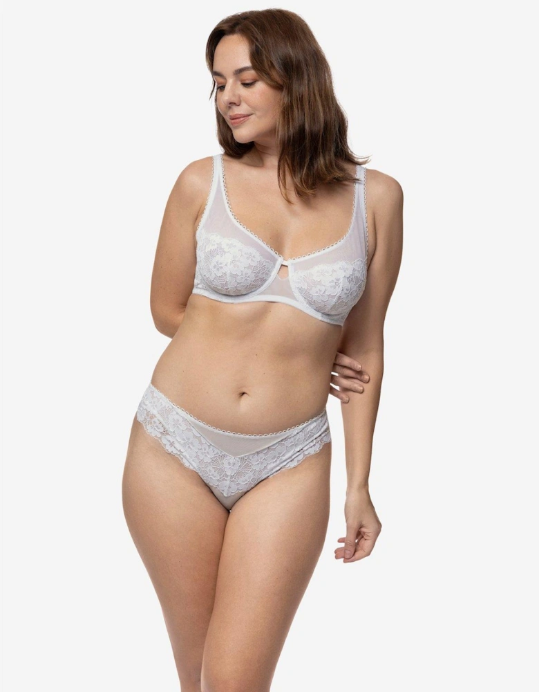 Leticia Non Padded Wired Bra - White