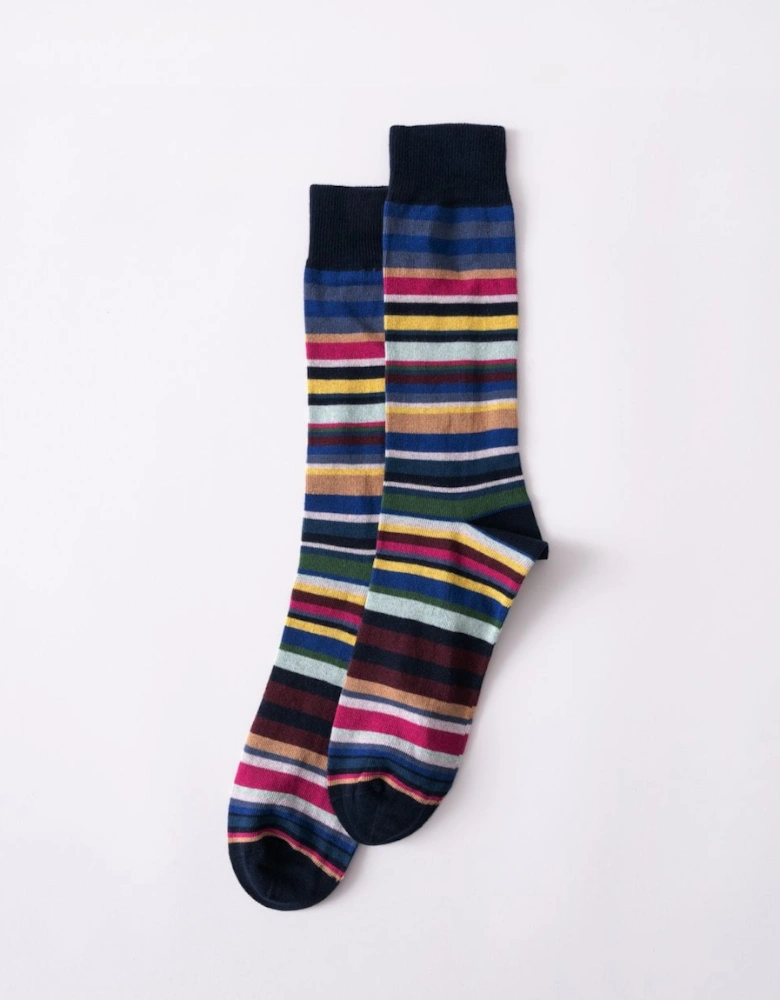 Curtis Stripe Mens Socks