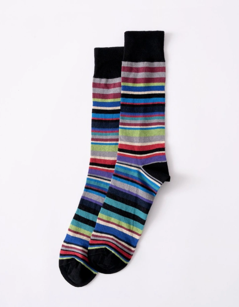 Curtis Stripe Mens Socks