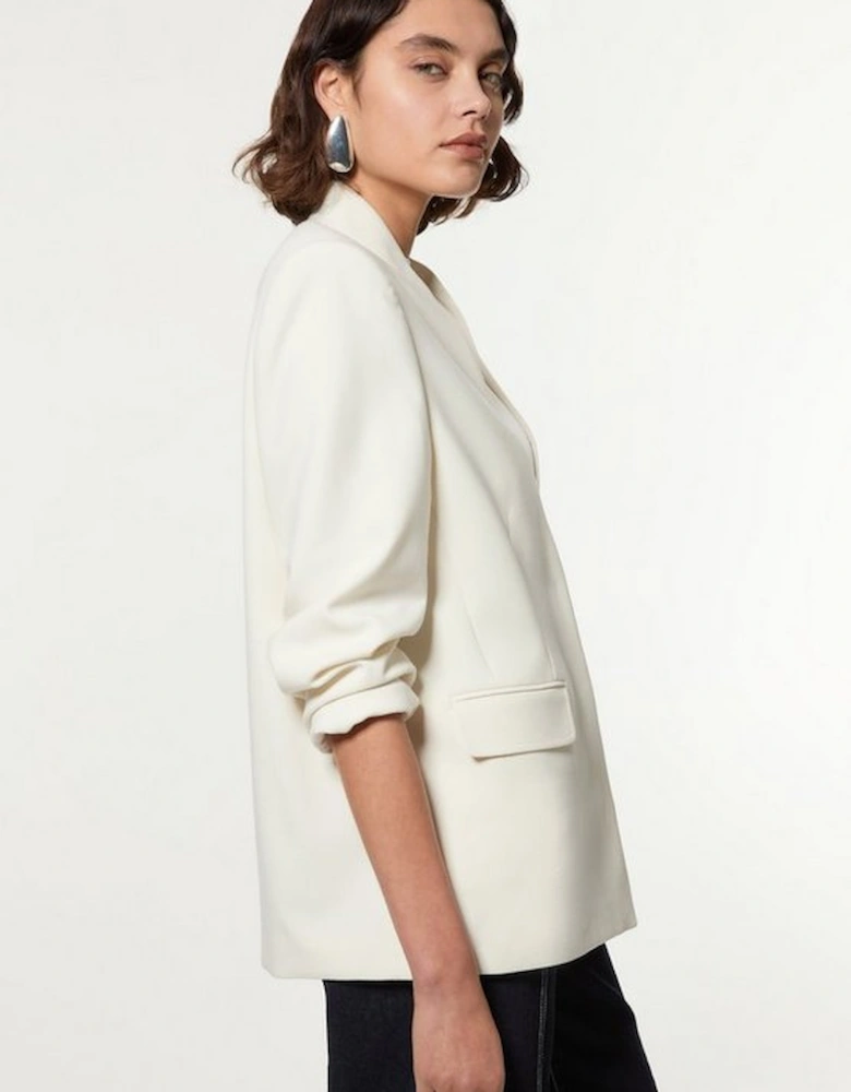 Compact Stretch Essential Oversize Tailored Blazer