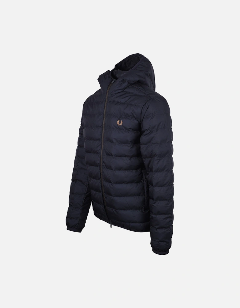 Hooded Insulated Jacket Navy