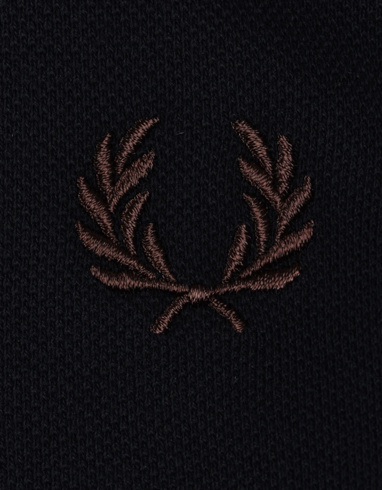 Twin Tipped Polo Shirt Navy/Laurel Wreath Green/Brick Red