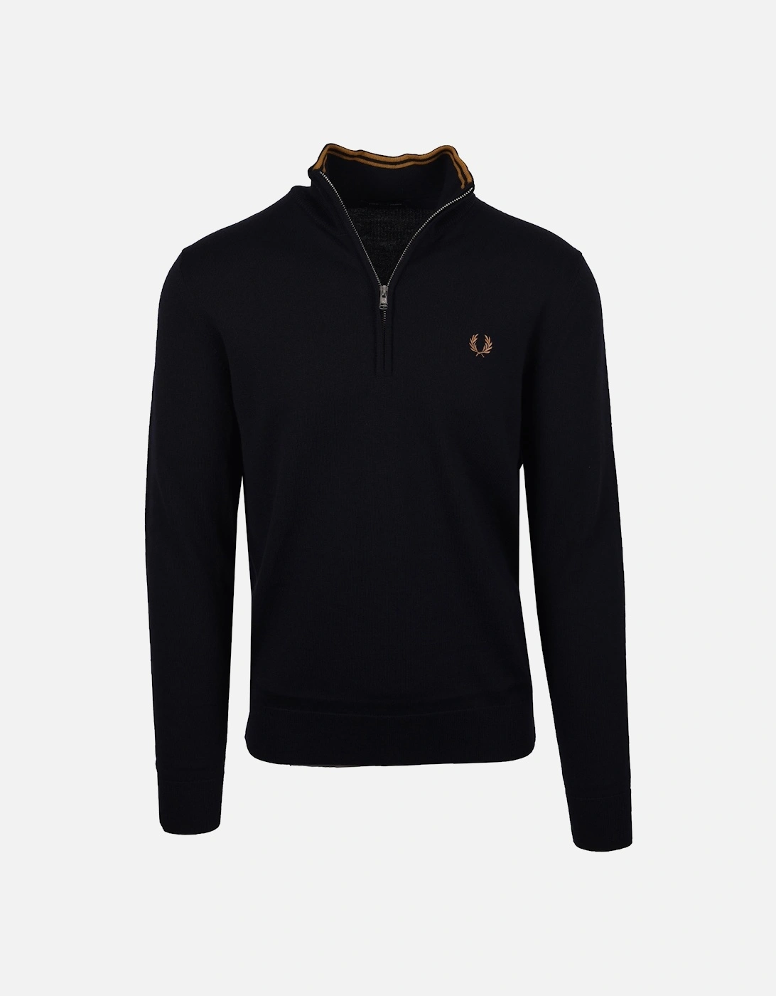 Classic Half Zip Jumper Navy, 4 of 3