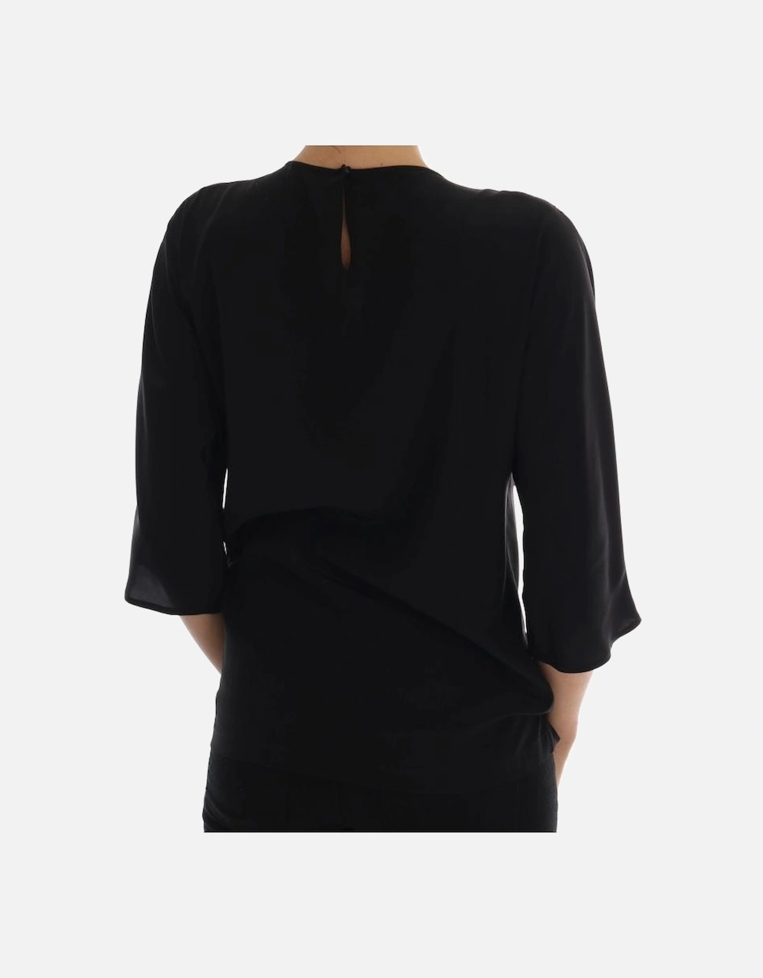 Dolce Gabbana TSH1742 Embellished Top Women - Black T-Shirts