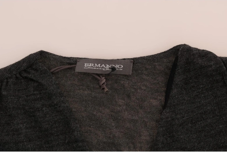 Wrap Knit Top TSH1553 Women - Gray T-Shirts