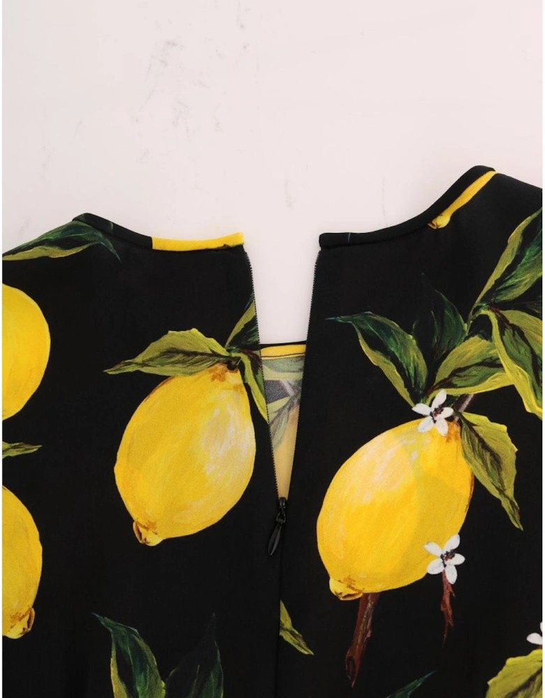 Lemon Print Silk Top TSH1451 Women - Multicolor T-Shirts