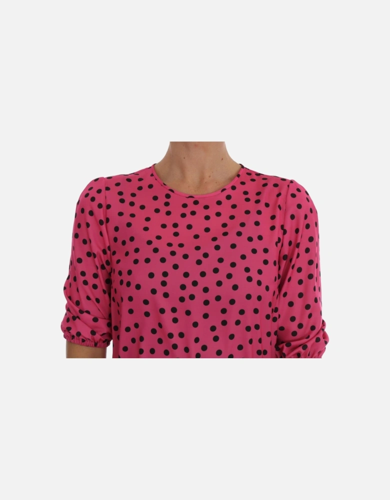 Dolce Gabbana TSH1639 Polka Dot Blouse Women - Pink T-Shirts