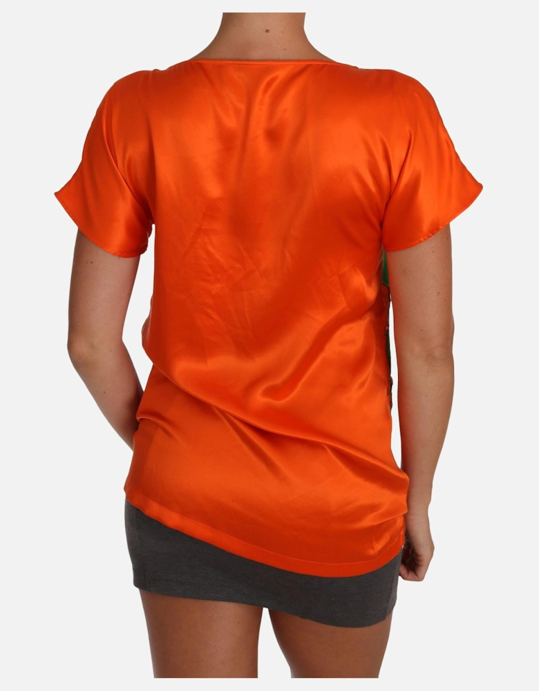 Lemon print top TSH2381 Women - Orange T-Shirts