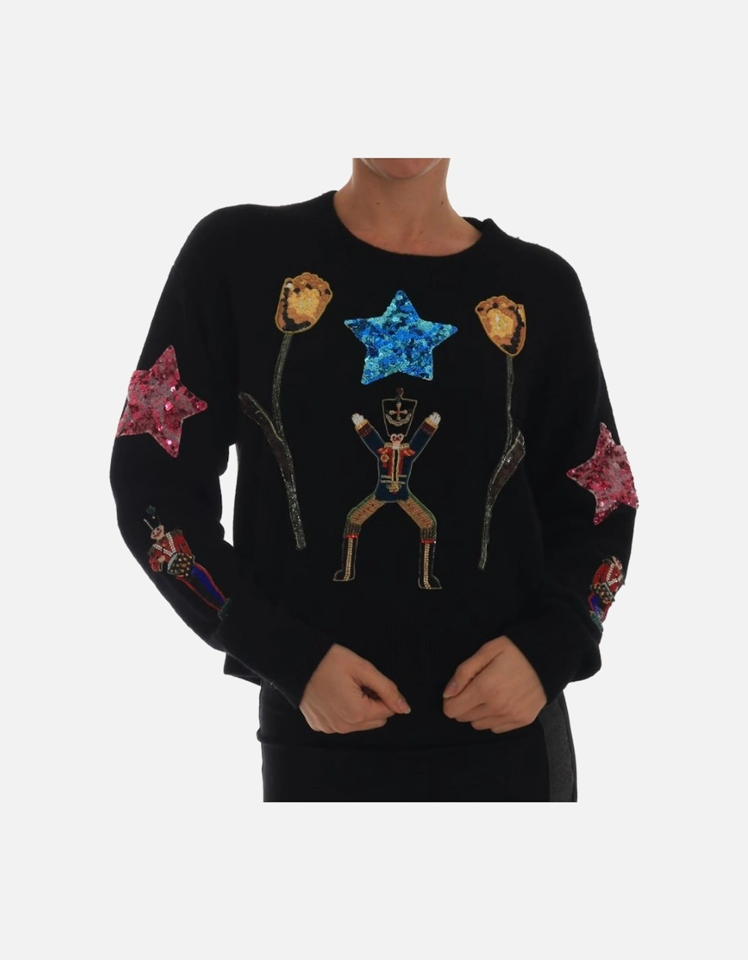 Dolce Gabbana Nutcracker Sweater TSH1904 Women - Black, 6 of 5