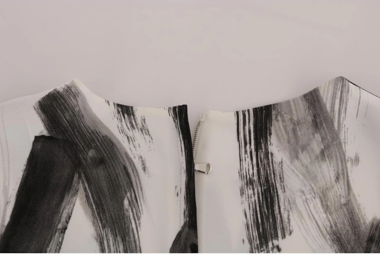 Abstract Print Top TSH14042 Women - Blackwhite T-Shirts