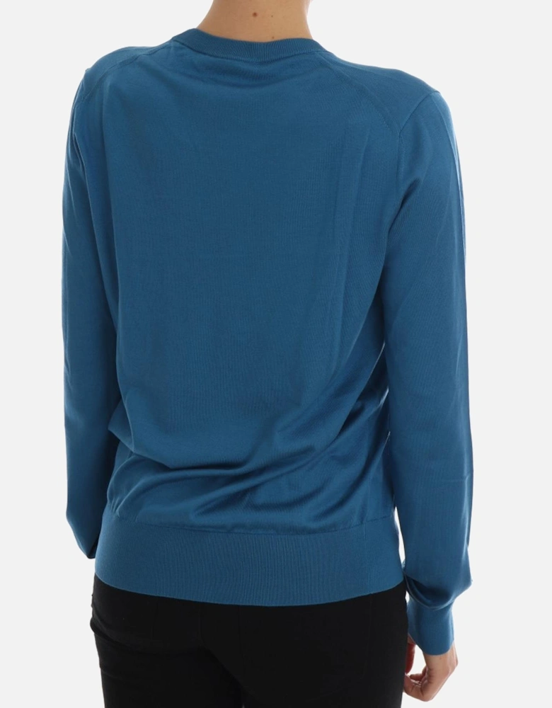 Dolce Gabbana Sequin embellished sweater TSH1749 Women - Blue