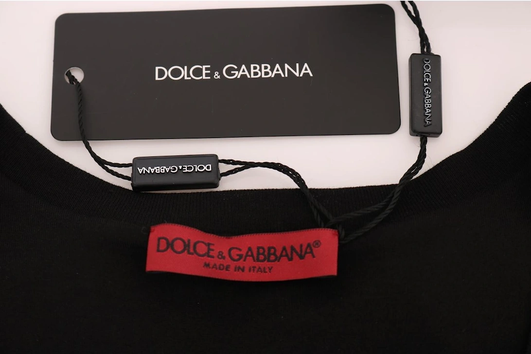 Dolce Gabbana Sleeveless TopEmbellished Neckline Women - Black