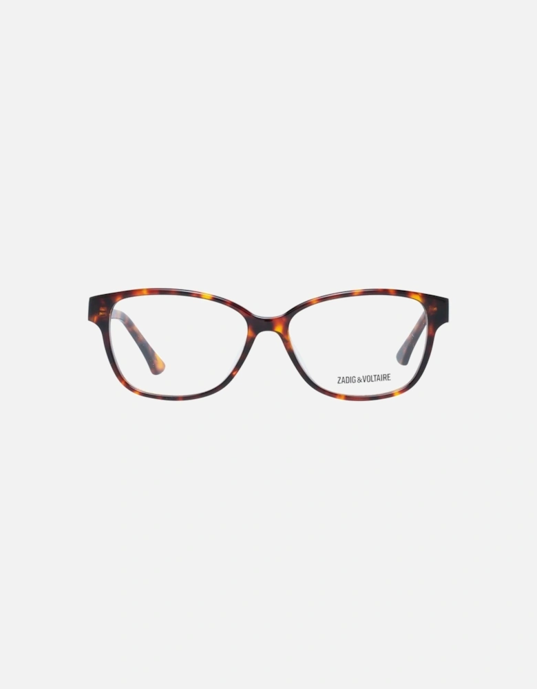 Brown Rectangle Demo Glasses with Branded Case - Unisex Frames