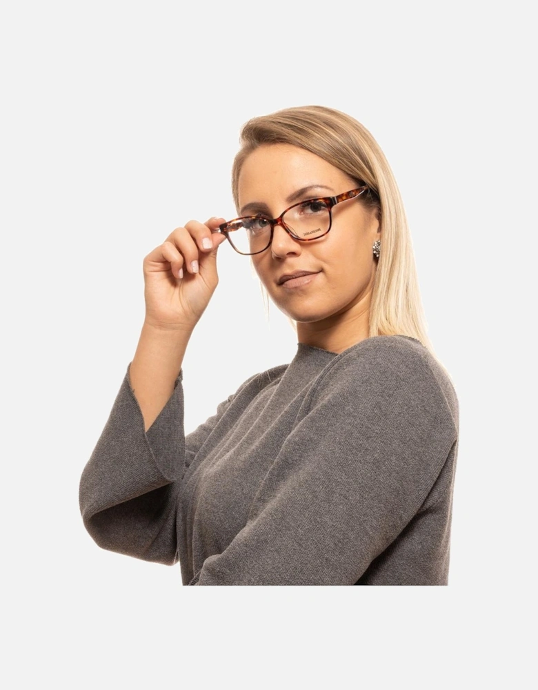 Brown Rectangle Demo Glasses with Branded Case - Unisex Frames