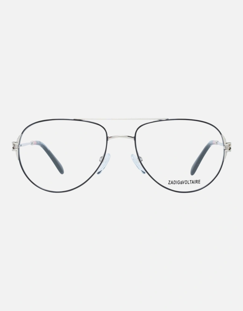Gold Oval Metal Sunglasses with Transparent Plastic Lenses Women