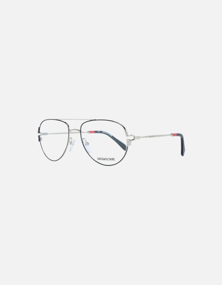 Gold Oval Metal Sunglasses with Transparent Plastic Lenses Women