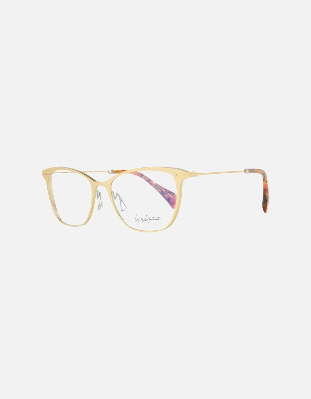 Gold Metal Butterfly Frame Glasses with Demo Lenses - 53-17-140 Women, 5 of 4
