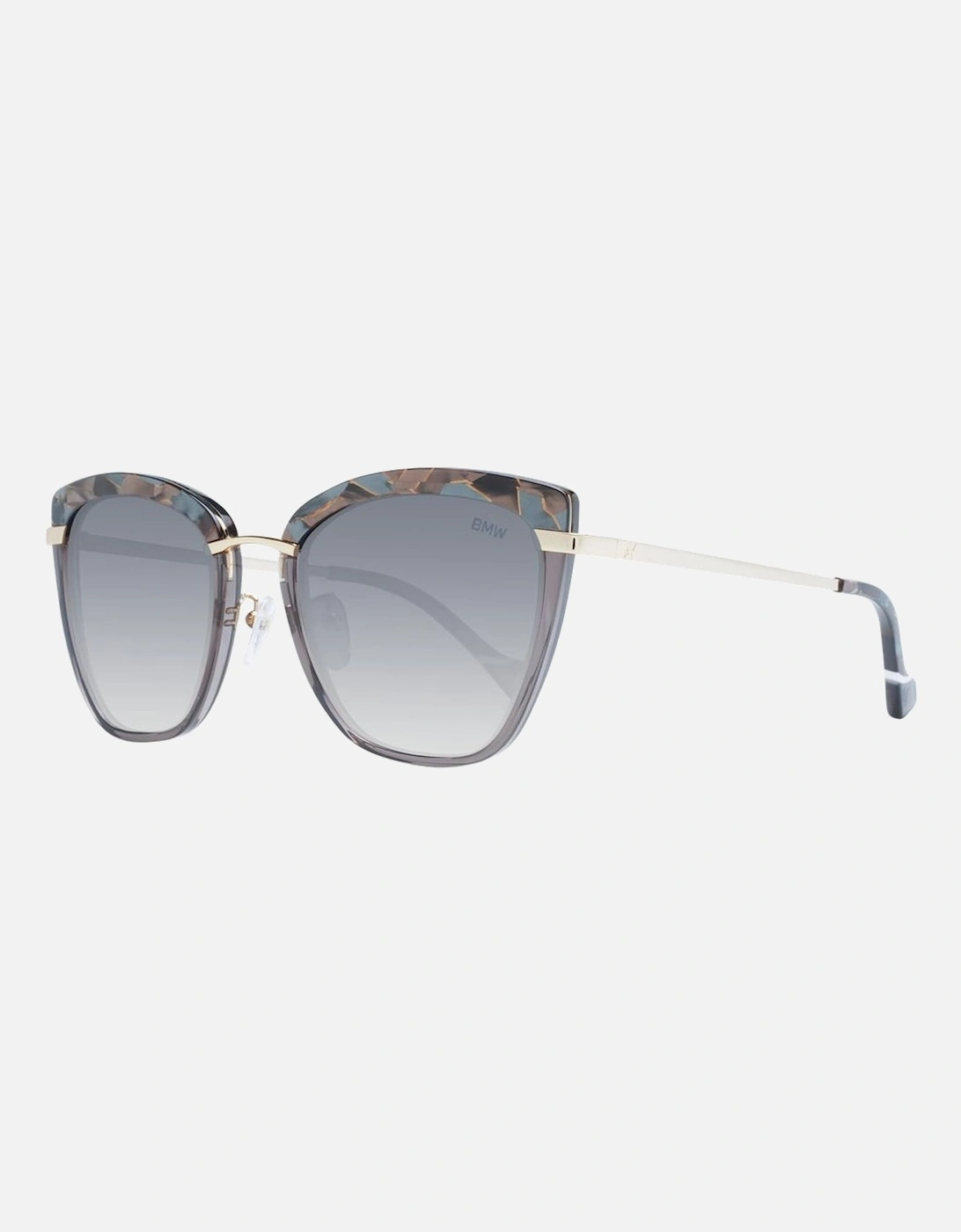 Grey Square Polarized Sunglasses with UV Protection Women - Gray, 4 of 3