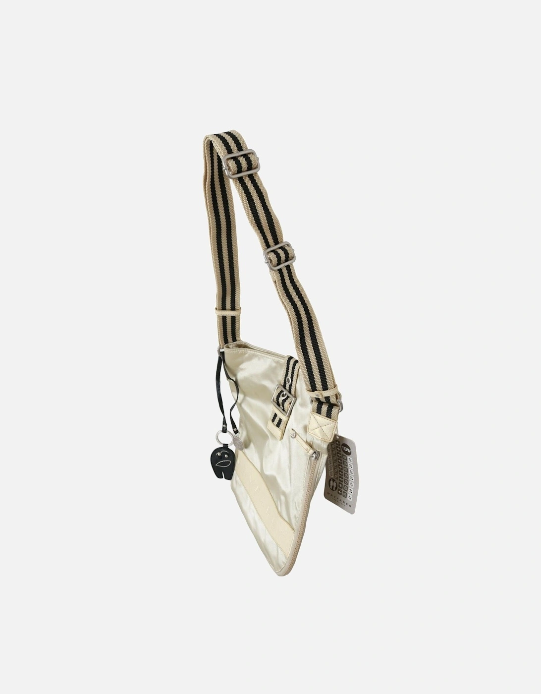 Crossbody Bag Beige Nylon Women Shoulder Bags