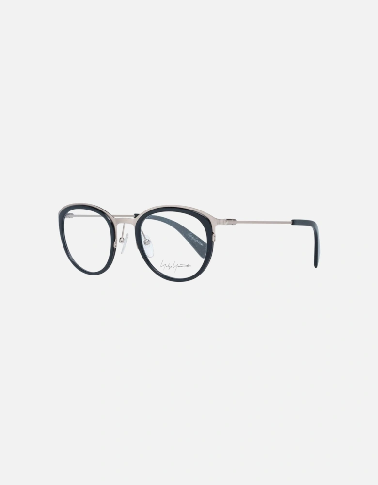 Black Round Metal & Plastic Glasses with Demo Lenses - 48-22-145