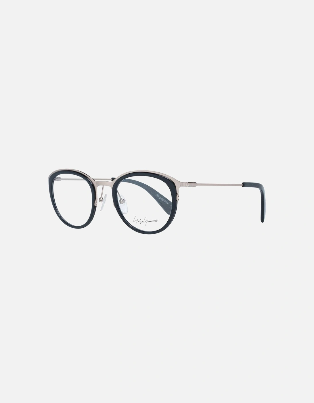 Black Round Metal & Plastic Glasses with Demo Lenses - 48-22-145, 6 of 5