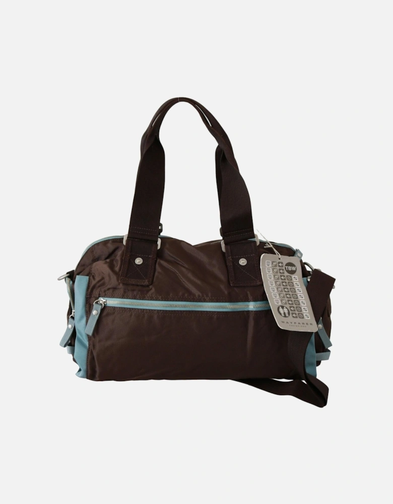 Handbag Brown Nylon Casual Style Women Luggage
