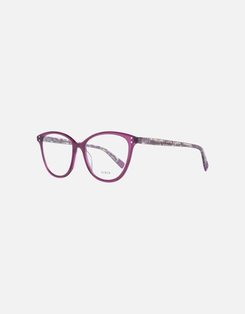 Purple Cat Eye Glasses with Demo Lenses and Branded Case Women Frames