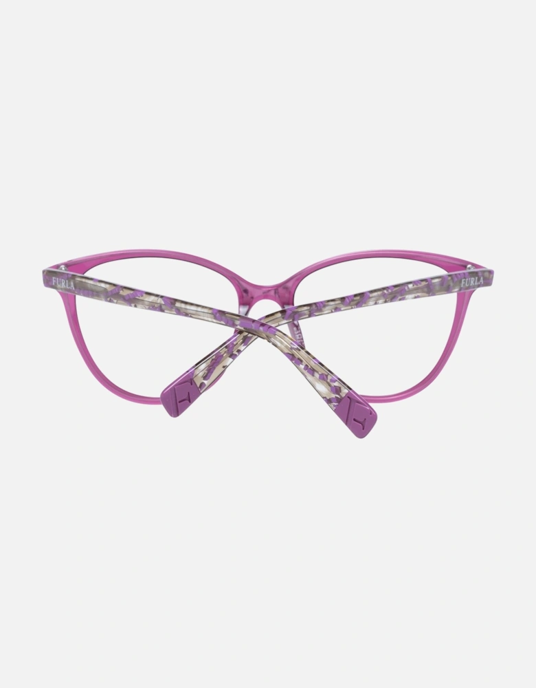 Purple Cat Eye Glasses with Demo Lenses and Branded Case Women Frames